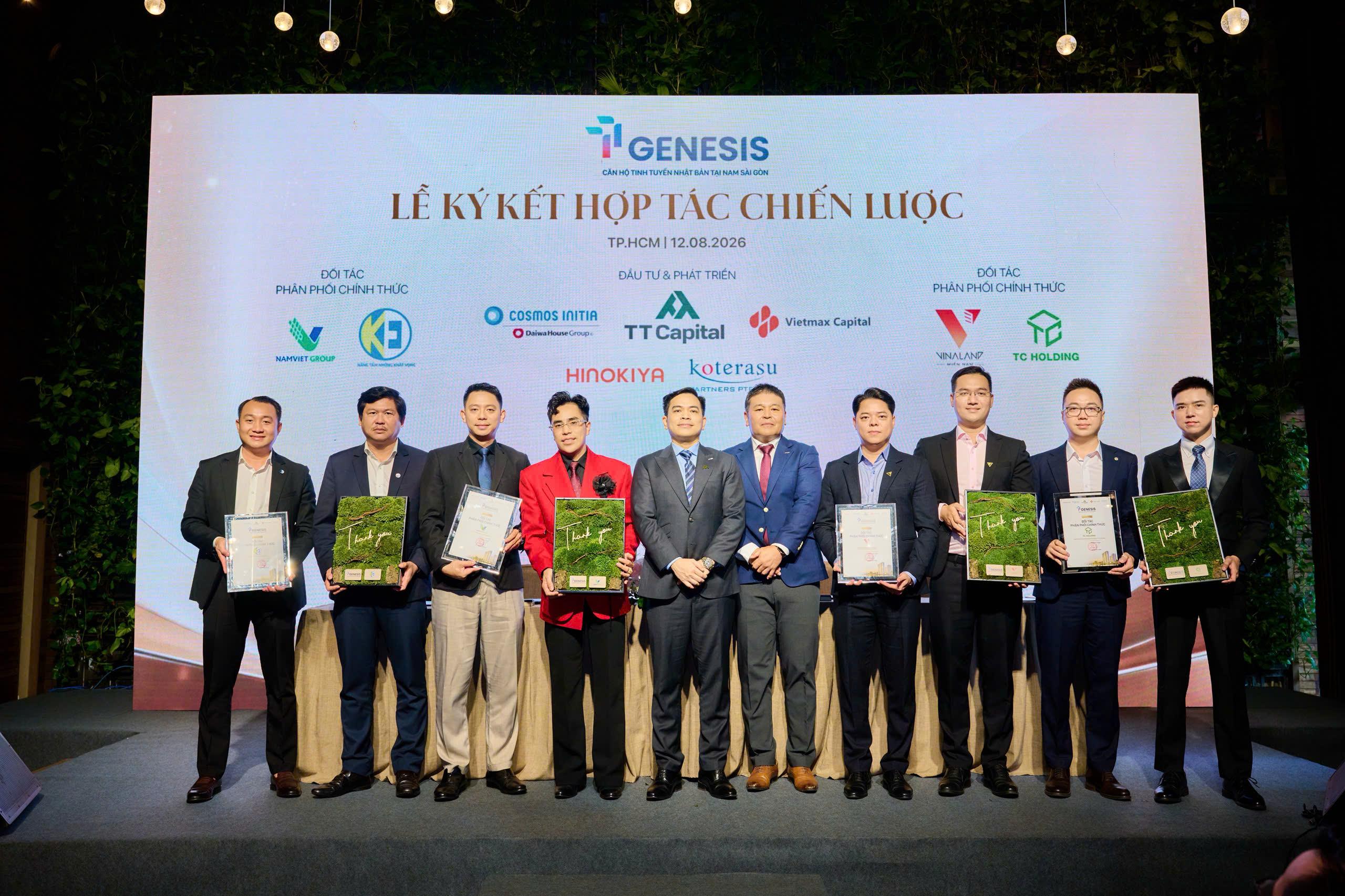 Lễ ký kết hợp tác chiến lược các đối tác phân phối dự án TT Genesis